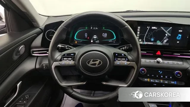 Hyundai The New Avante (CN7) 2023 Черный из Кореи, фото 6