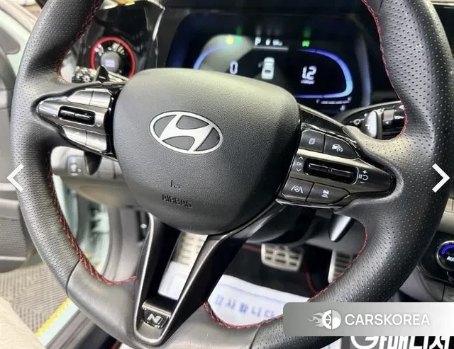 Hyundai The New Avante (CN7) 2024 Небесно-голубой из Кореи, фото 6