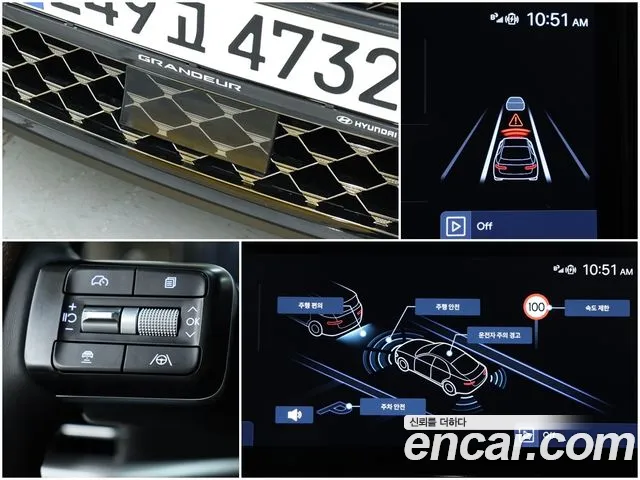 Hyundai Grandeur (GN7) 2022 Черный из Кореи, фото 6