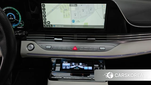 Hyundai The New Grandeur IG Hybrid 2021 Черный из Кореи, фото 6