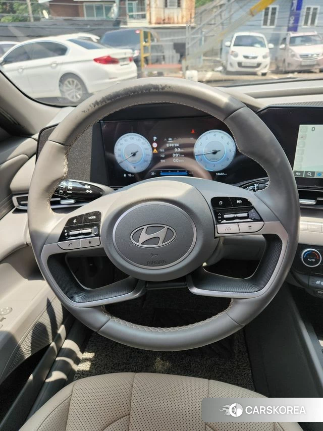Hyundai The New Avante (CN7) 2024 Серебристо-серый из Кореи, фото 6