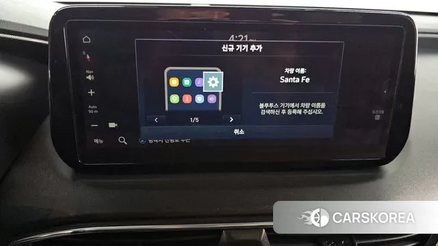 Hyundai The New Santa Fe 2021 Черный из Кореи, фото 6