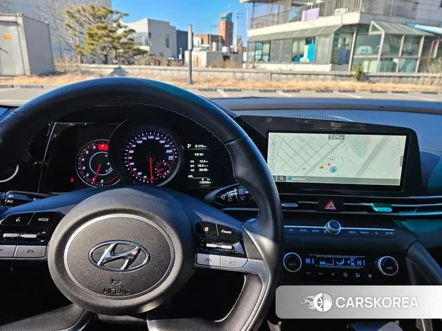 Hyundai Avante (CN7) 2020 Темно-зеленый из Кореи, фото 6