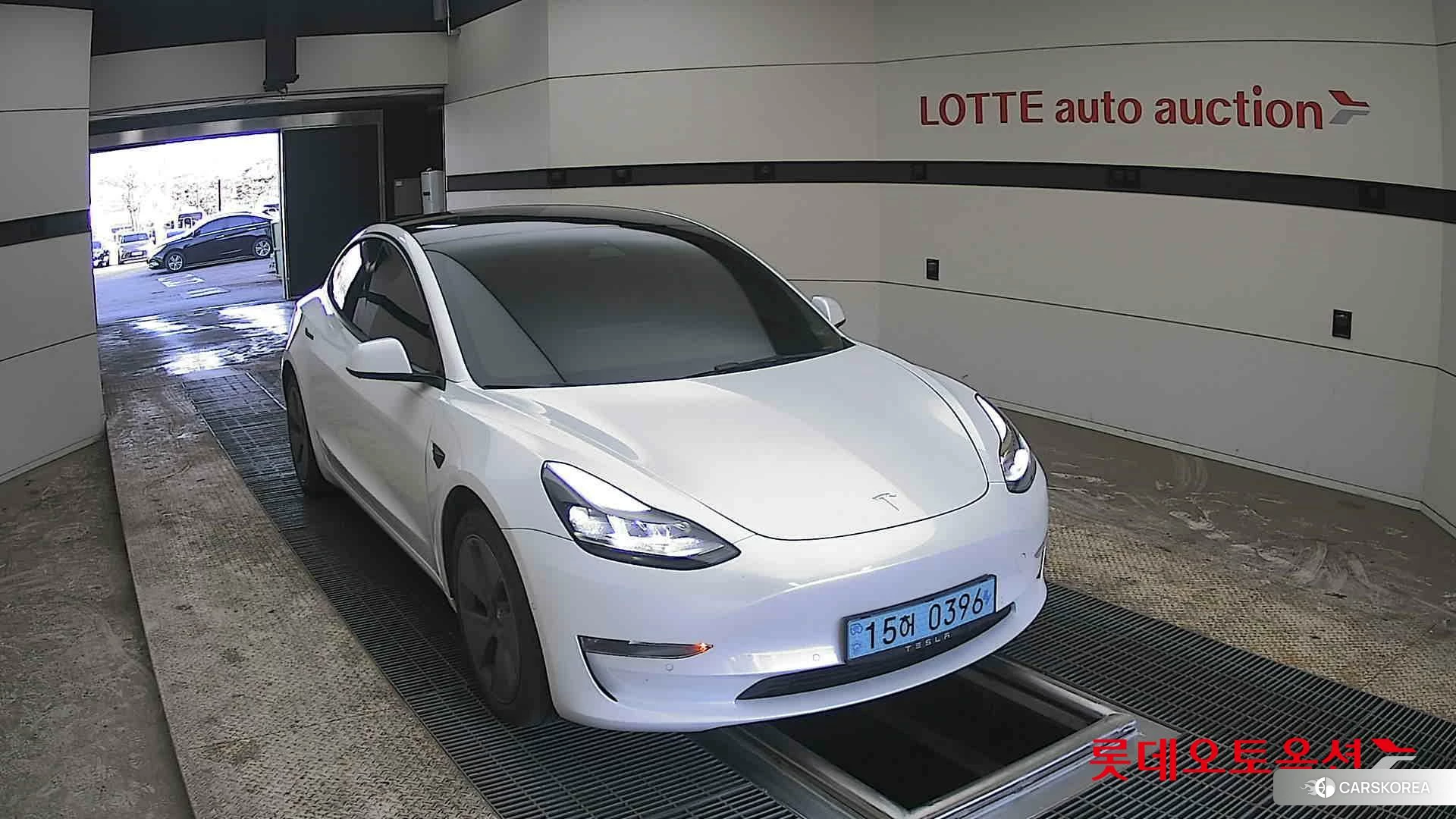 Tesla Model 3 Long Range 2022 Pearl White Multi-coat из Кореи, фото 6