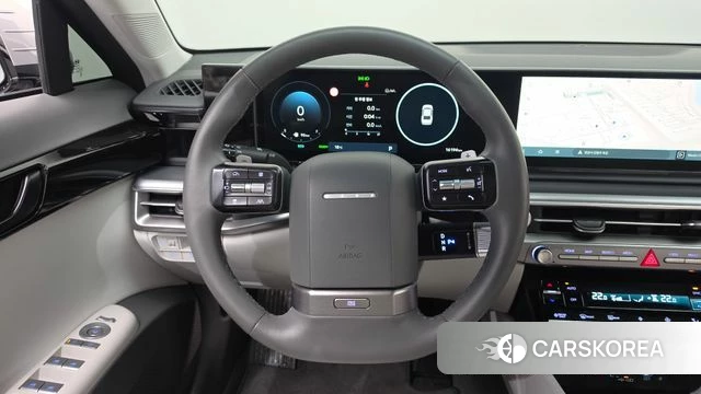 Hyundai Grandeur Hybrid (GN7) 2024 Серебристо-серый из Кореи, фото 6