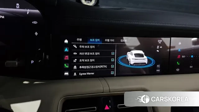 Porsche Taycan 2022 Небесно-голубой из Кореи, фото 6