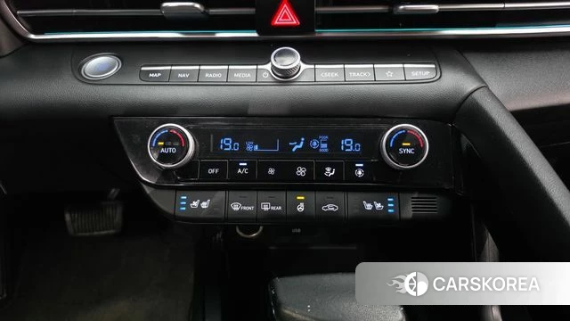Hyundai The New Avante (CN7) 2023 Черный из Кореи, фото 6