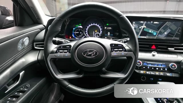 Hyundai Avante Hybrid (CN7) 2020 Черный из Кореи, фото 6