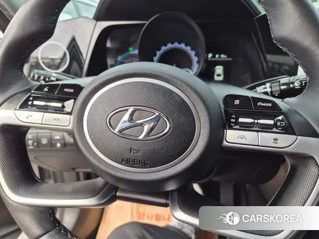 Hyundai Avante Hybrid (CN7) 2022 Белый из Кореи, фото 6
