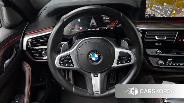 BMW 5 Series (G30) 2021 Синий из Кореи, фото 6