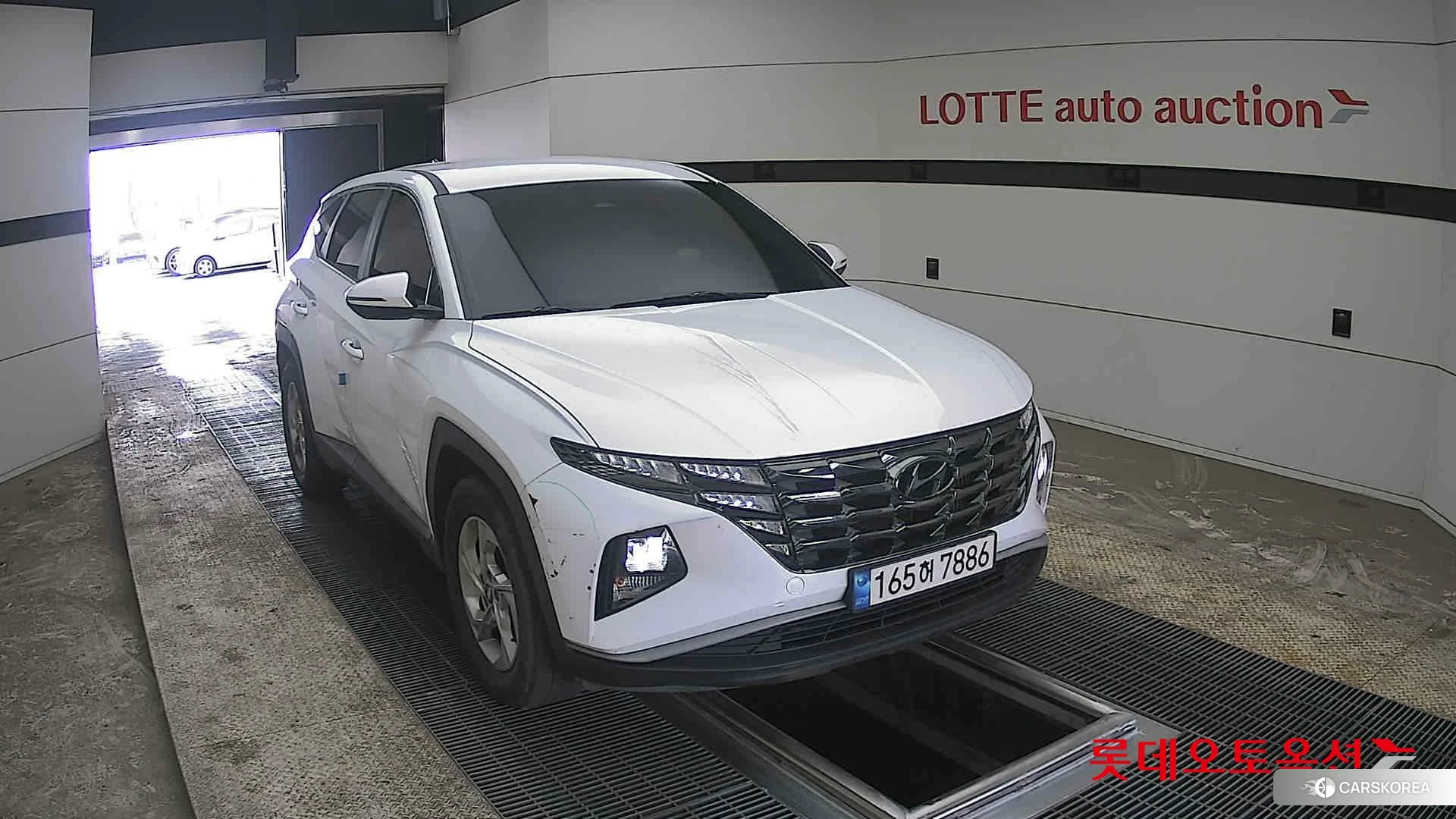 Hyundai Tucson 2022 Creamy White Pearl из Кореи, фото 6