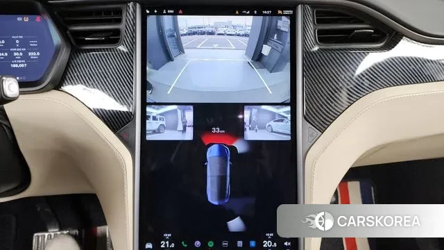 Tesla Model X 2019 Синий из Кореи, фото 6
