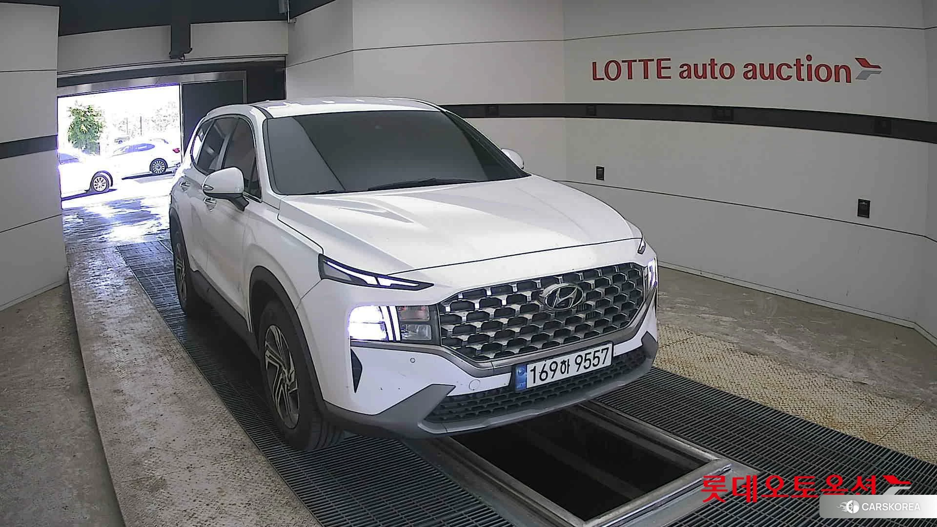 Hyundai Santa Fe 2022 Creamy White Pearl (optional) из Кореи, фото 6