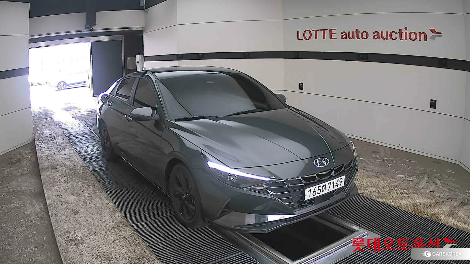 Hyundai Avante Hybrid 2022 Amazon Grey Metallic из Кореи, фото 6