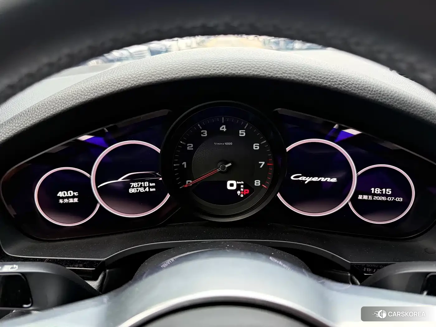 Porsche Cayenne 2018 Синий из Китая, фото 6