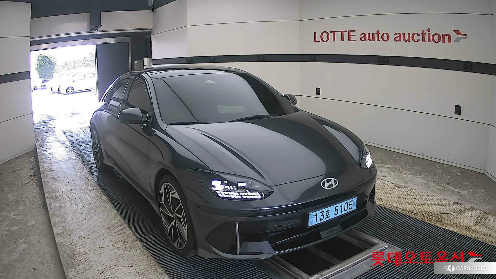 Hyundai IONIQ 6 2023 Nocturne Grey Metallic из Кореи, фото 6