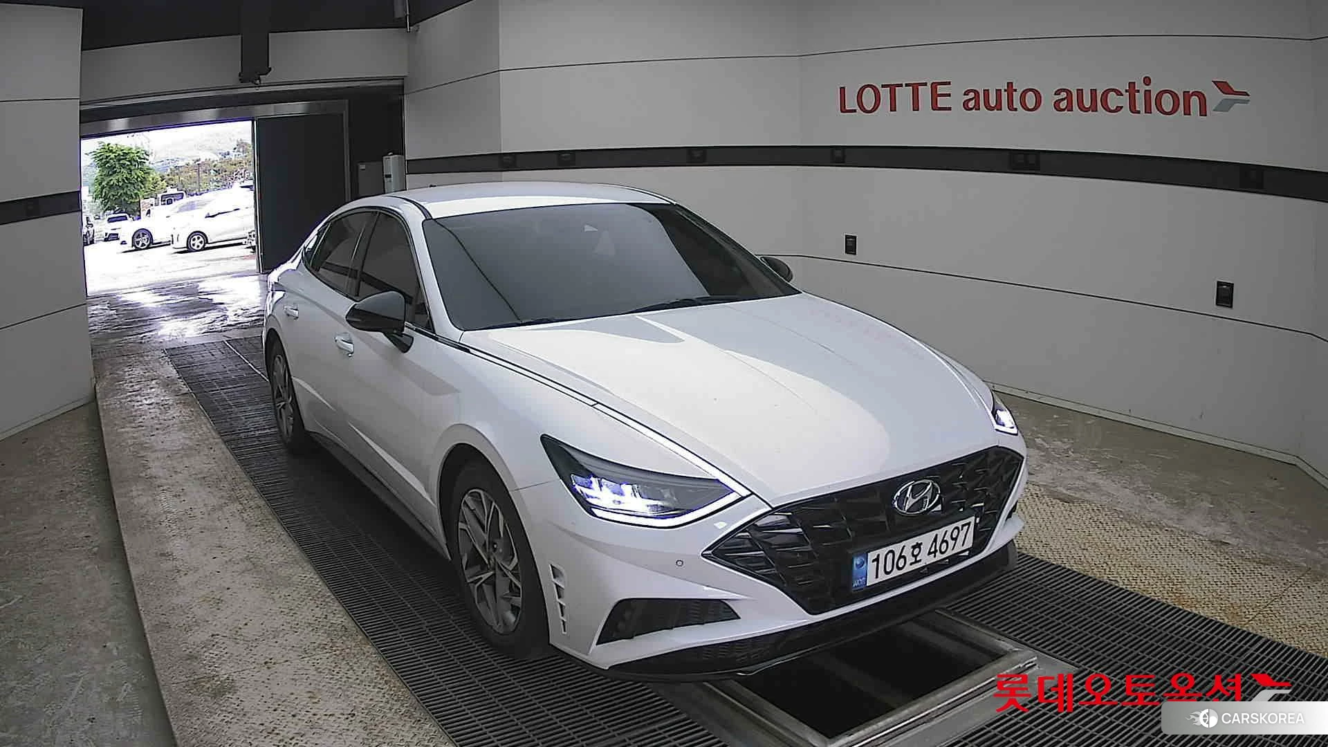 Hyundai Sonata 2022 Creamy White Pearl (optional) из Кореи, фото 6