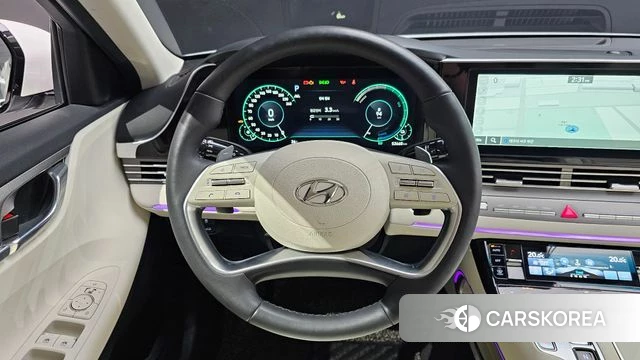 Hyundai The New Grandeur IG Hybrid 2021 Белый из Кореи, фото 6