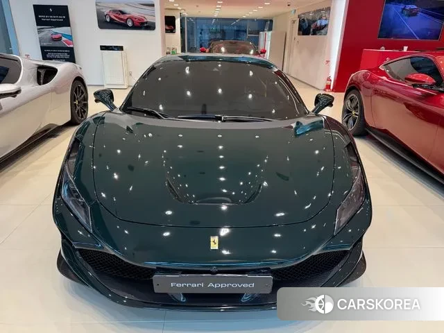 Ferrari F8 Tributo 2022 Темно-зеленый из Кореи, фото 6