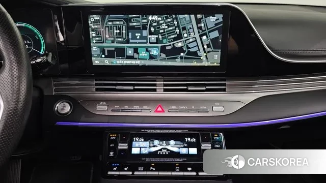 Hyundai The New Grandeur IG Hybrid 2021 Синий из Кореи, фото 6