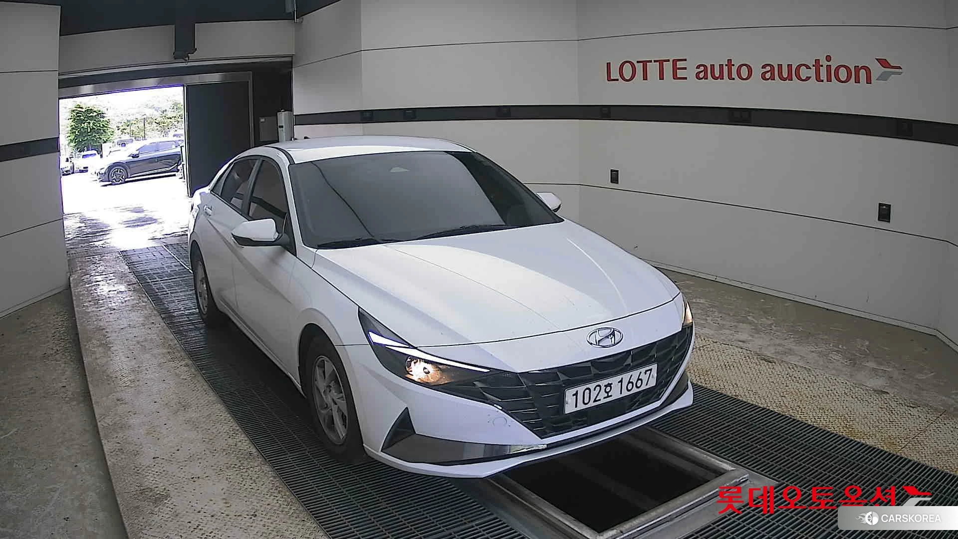 Hyundai Avante 2021 Polar White из Кореи, фото 6