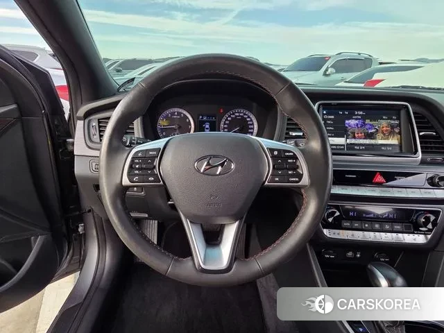 Hyundai Sonata New Rise Hybrid 2018 Серый из Кореи, фото 6