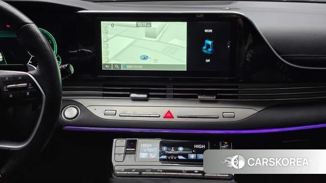 Hyundai The New Grandeur IG Hybrid 2021 Синий из Кореи, фото 6