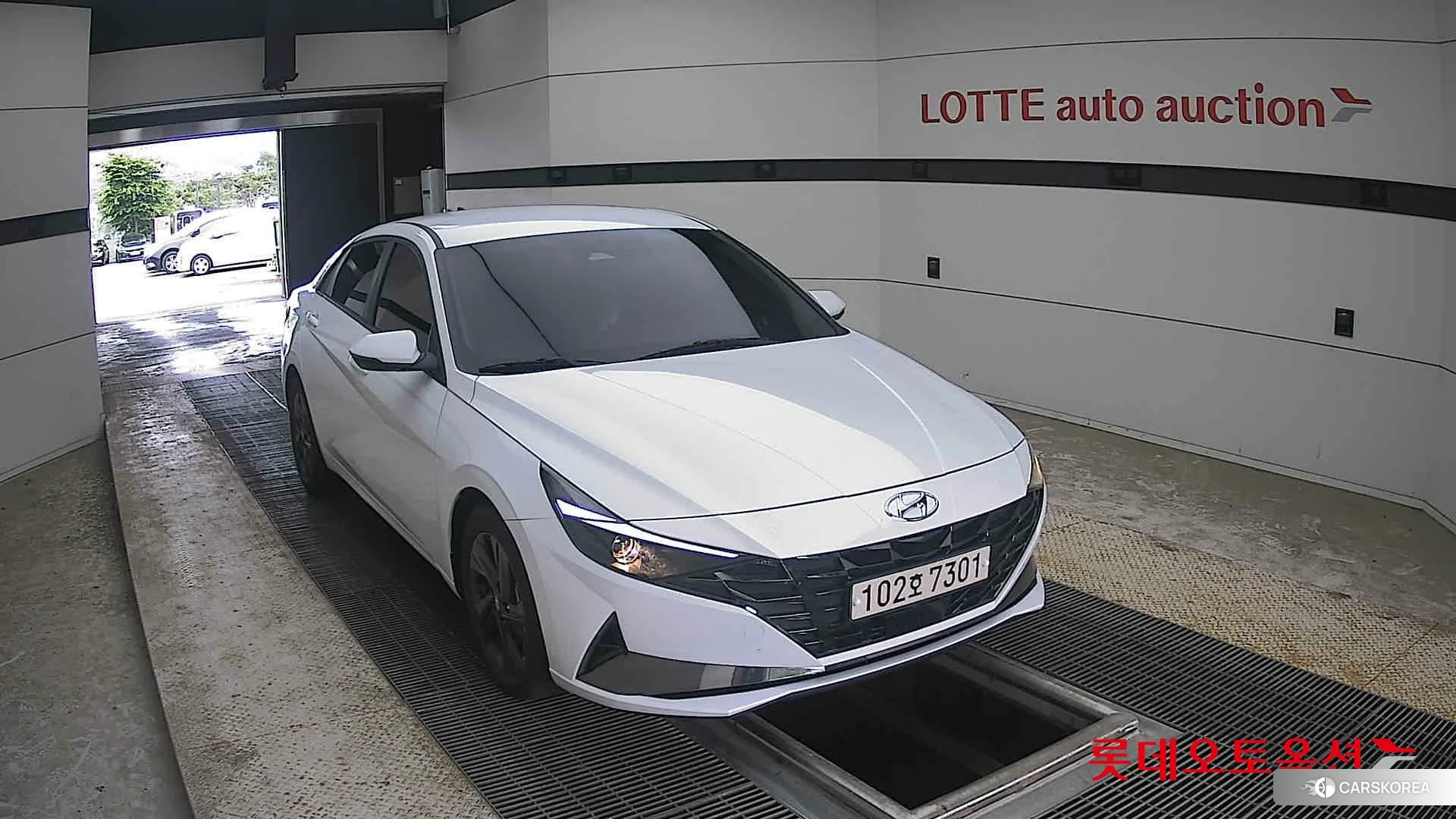 Hyundai Avante 2023 Polar White из Кореи, фото 6