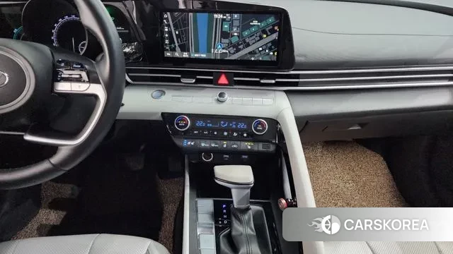 Hyundai Avante Hybrid (CN7) 2022 Серый из Кореи, фото 6