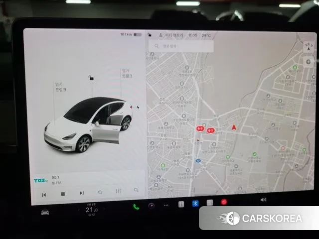 Tesla Model Y 2021 Белый из Кореи, фото 6