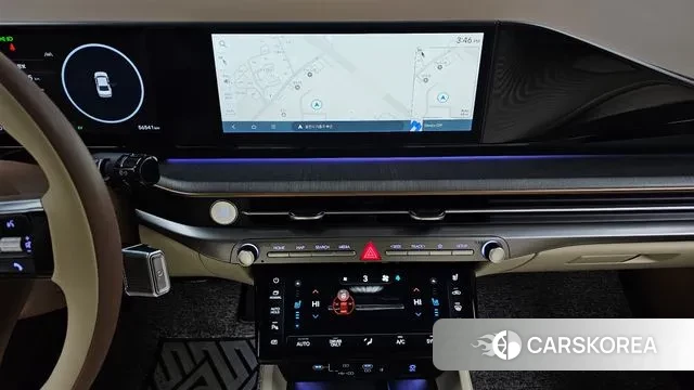 Hyundai Grandeur Hybrid (GN7) 2023 Серебристо-серый из Кореи, фото 6