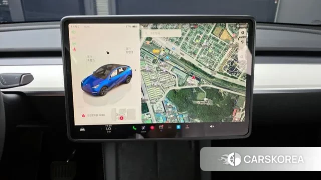 Tesla Model Y 2024 Синий из Кореи, фото 6
