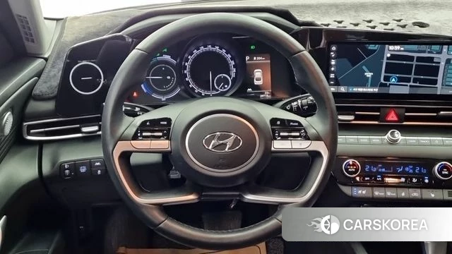 Hyundai Avante Hybrid (CN7) 2021 Серый из Кореи, фото 6