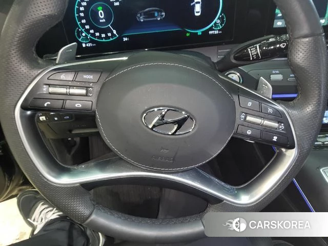 Hyundai Grandeur Hybrid (GN7) 2021 Черный из Кореи, фото 6