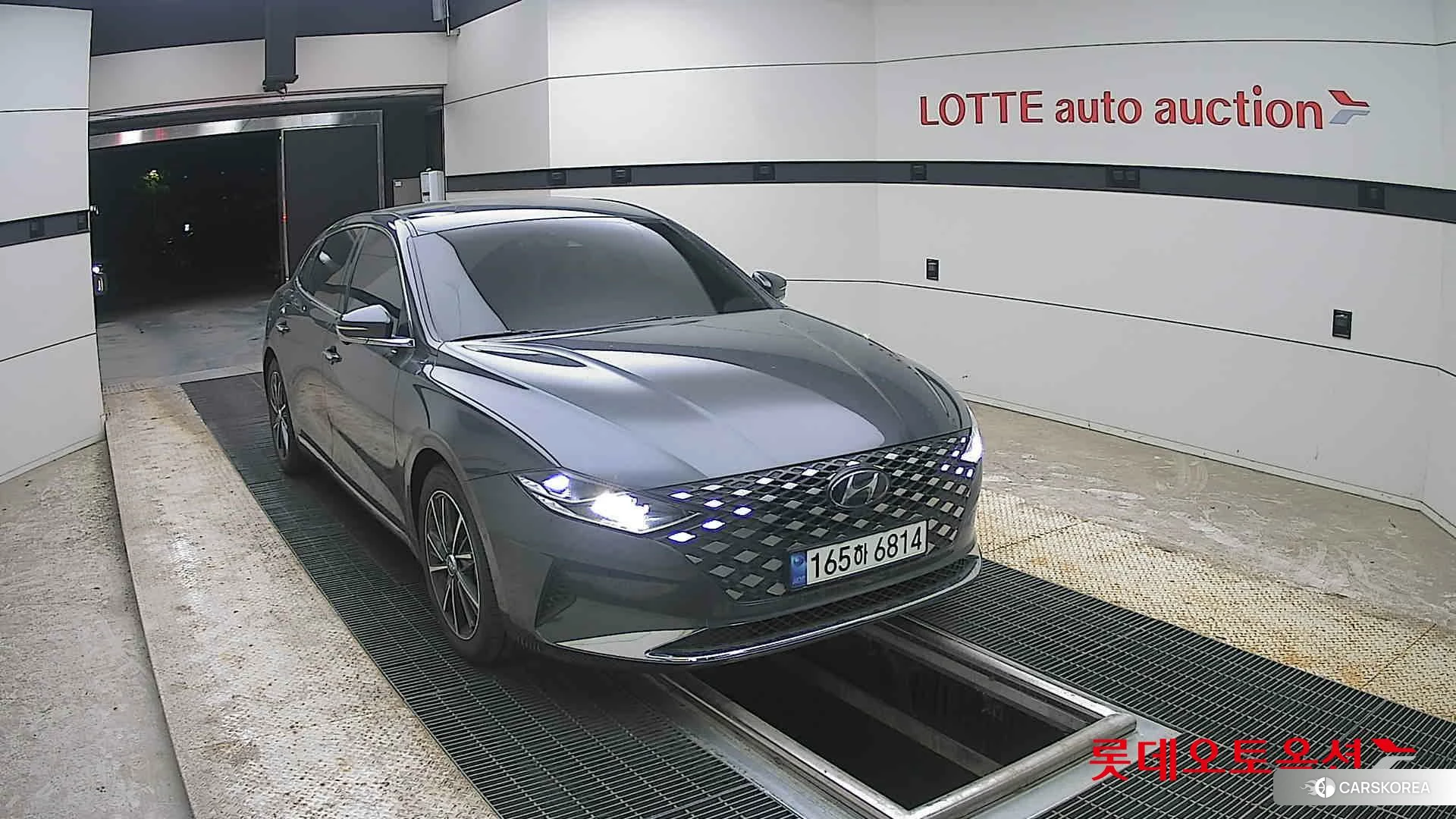 Hyundai Grandeur 2022 Nocturne Grey Metallic из Кореи, фото 6