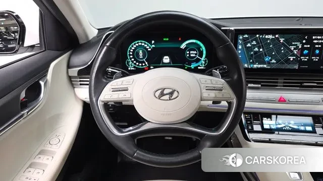 Hyundai The New Grandeur IG Hybrid 2021 Белый из Кореи, фото 6