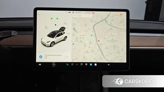 Tesla Model Y 2021 Белый из Кореи, фото 6