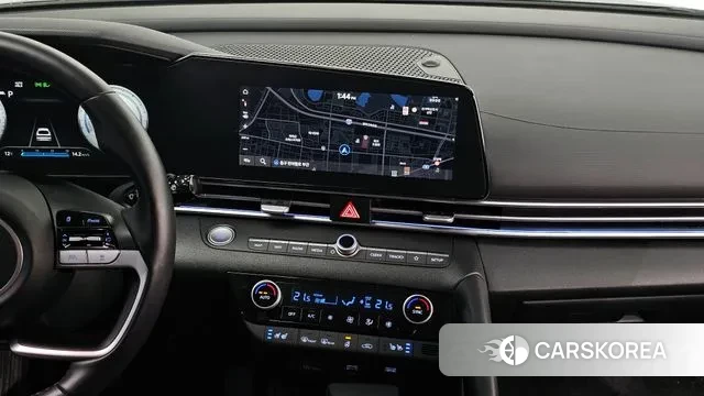 Hyundai Avante Hybrid (CN7) 2020 Черный из Кореи, фото 6