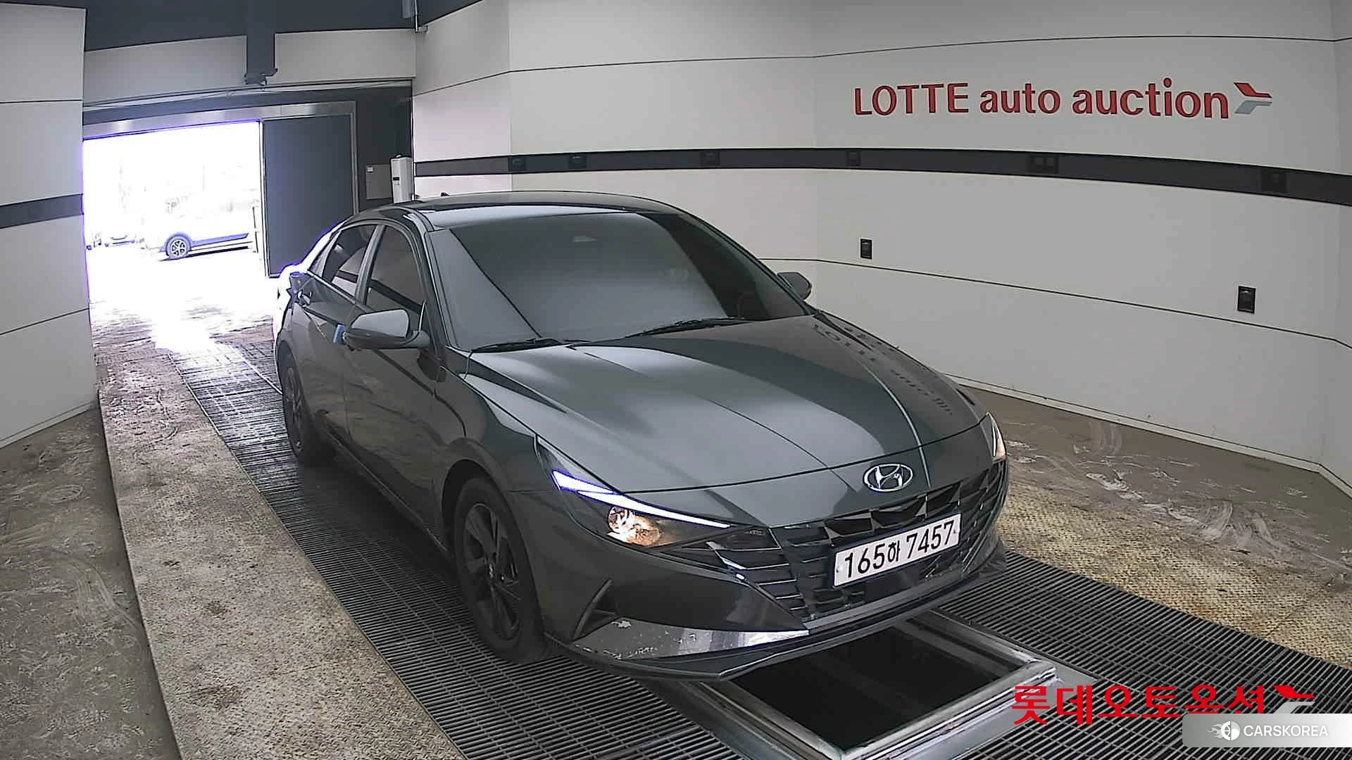 Hyundai Avante Hybrid 2022 Amazon Grey Metallic из Кореи, фото 6