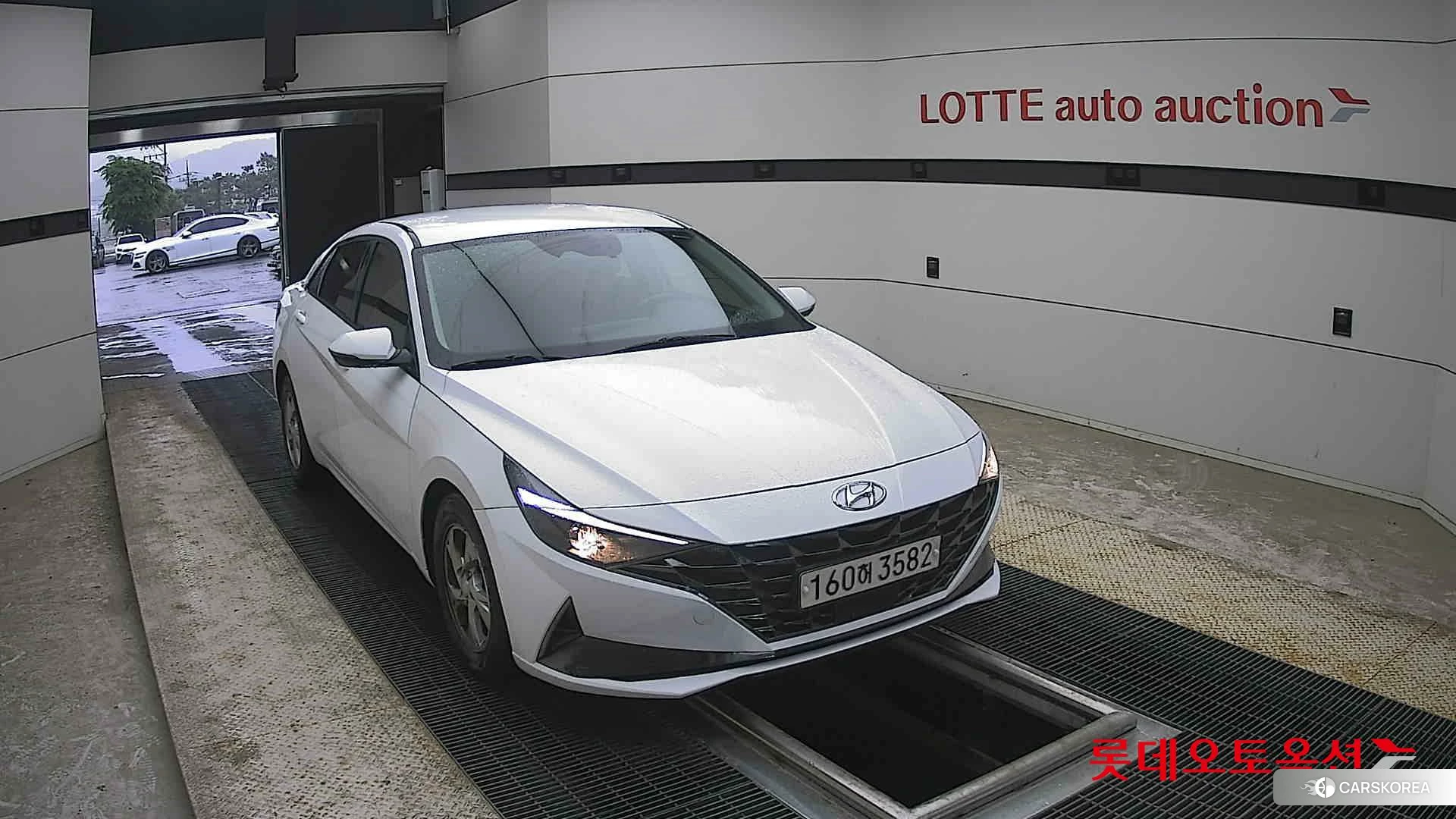 Hyundai Avante 2021 Polar White из Кореи, фото 6