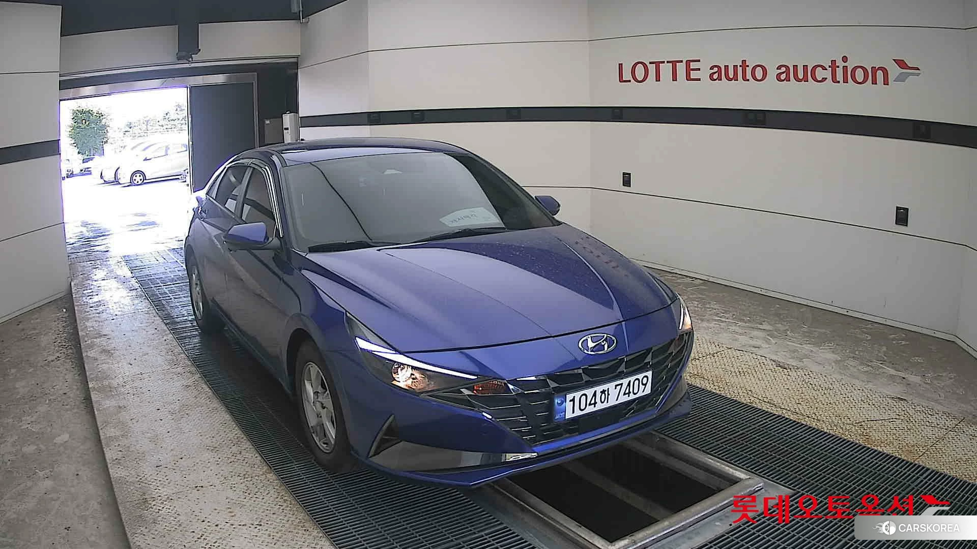Hyundai Avante 2021 Intense Blue из Кореи, фото 6