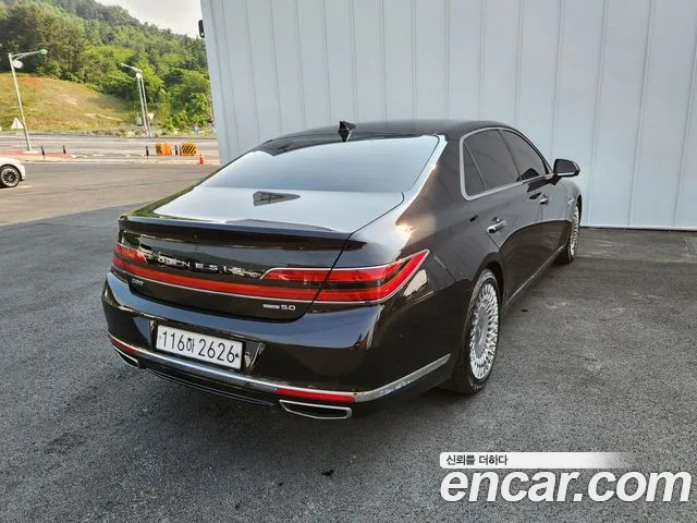 Genesis G90 2019 Черный двухцветный из Кореи, фото 6