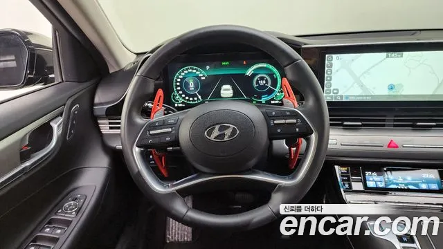 Hyundai The New Grandeur IG Hybrid 2022 Черный из Кореи, фото 6