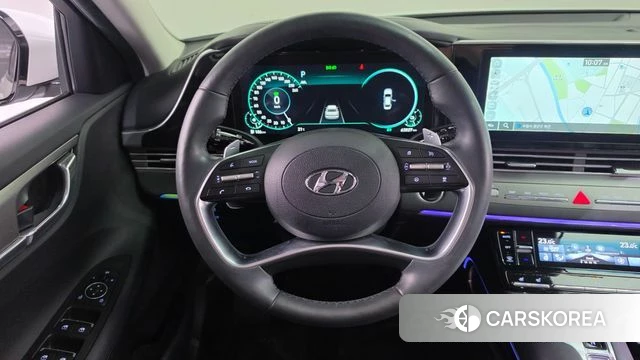 Hyundai The New Grandeur IG Hybrid 2021 Белый из Кореи, фото 6