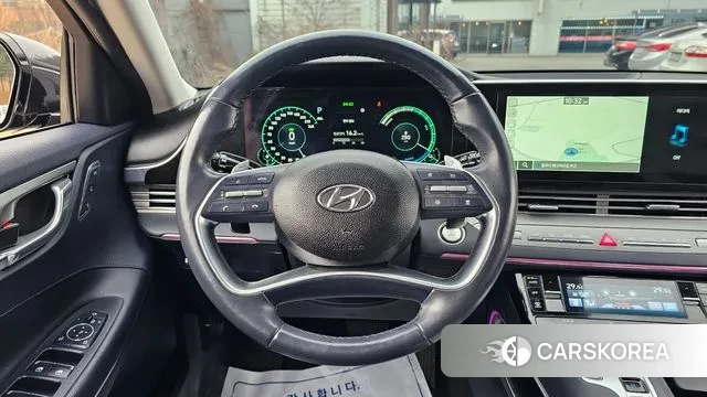 Hyundai The New Grandeur IG Hybrid 2021 Черный из Кореи, фото 6