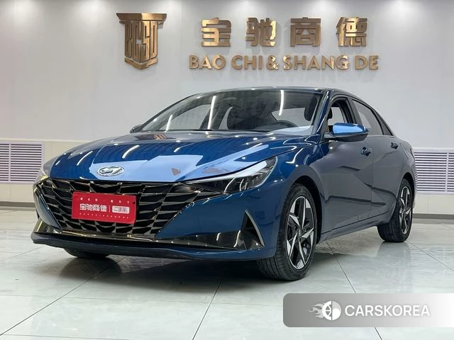 Hyundai Elantra 2021 Синий из Китая, фото 6