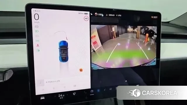 Tesla Model Y 2021 Синий из Кореи, фото 6