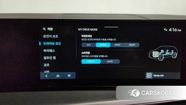 Hyundai Santa Fe (MX5) 2023 Небесно-голубой из Кореи, фото 6