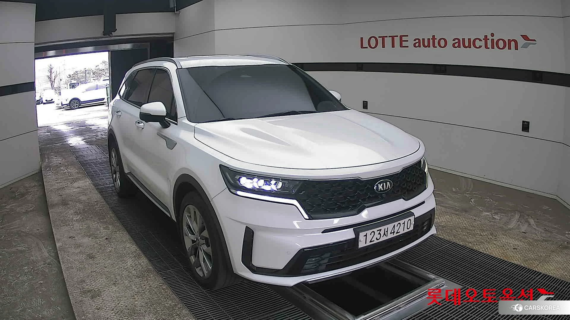 Kia Sorento 2021 Snow White Pearl (optional) из Кореи, фото 6