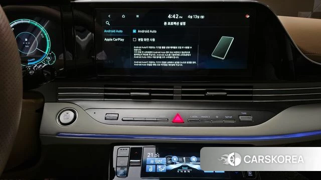Hyundai The New Grandeur IG Hybrid 2021 Серый из Кореи, фото 6